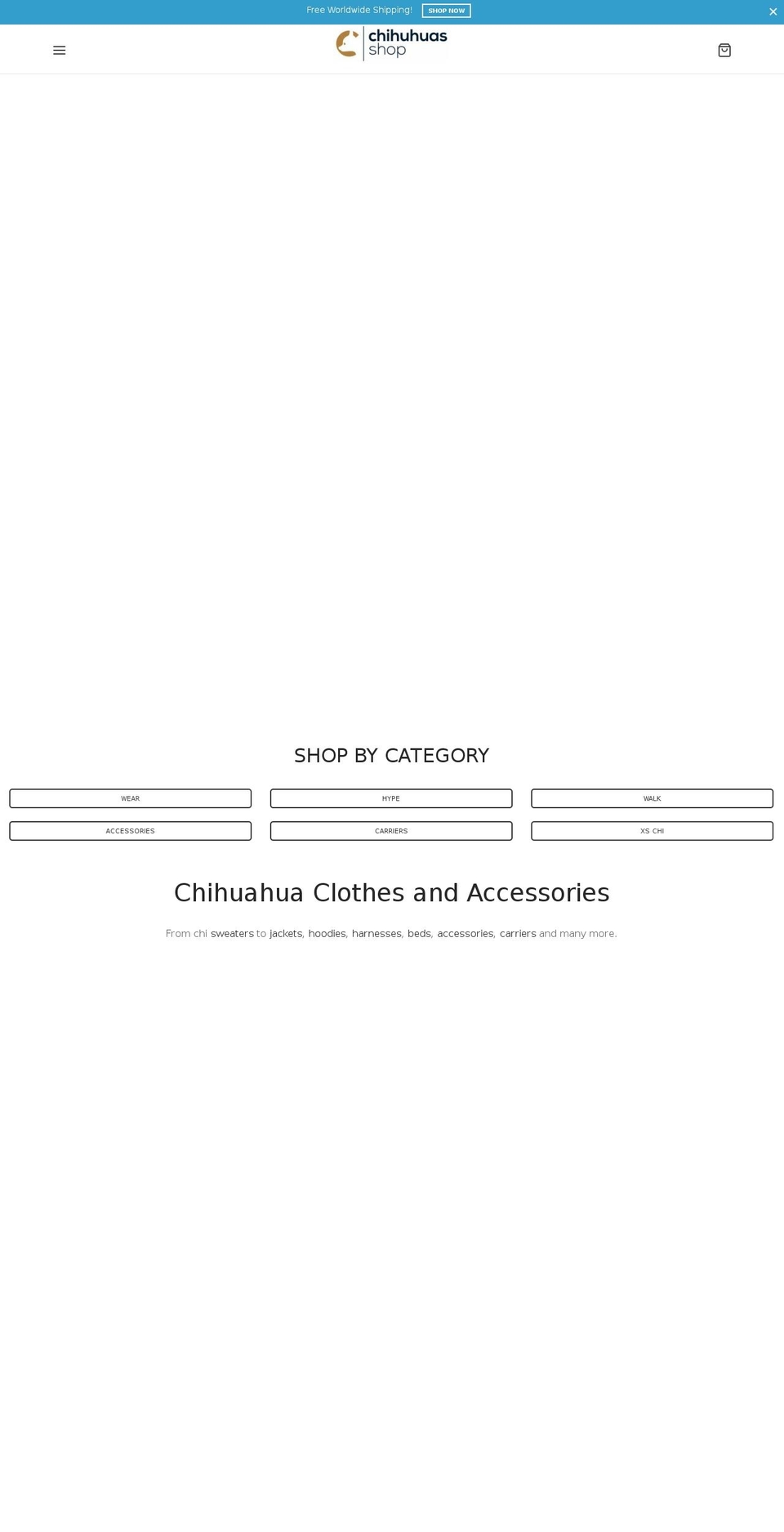 chihuahuas.shop shopify website screenshot