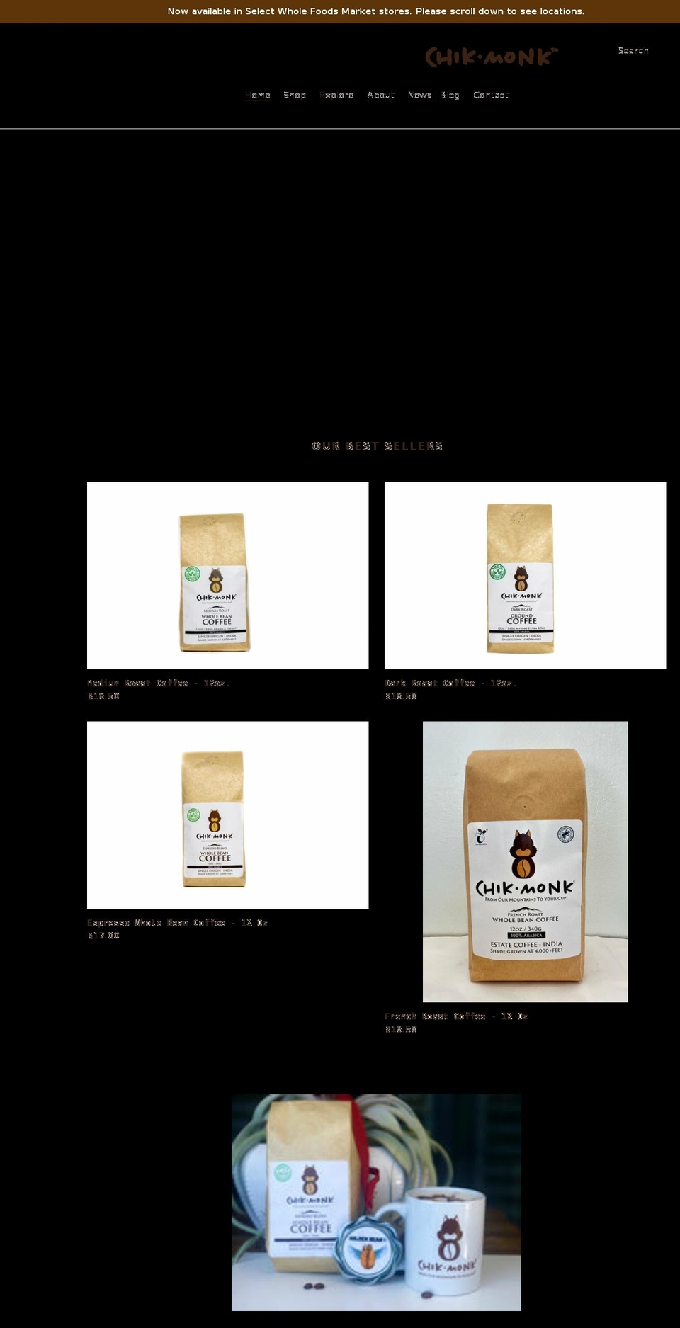 chikmonk.com shopify website screenshot