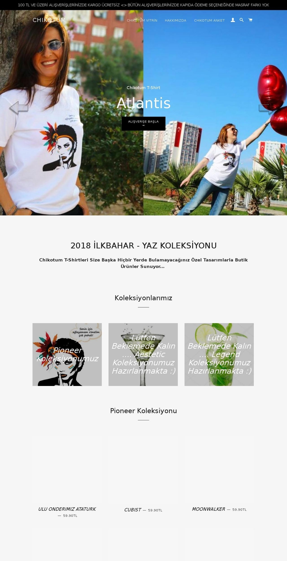 chikotum.com — Shopify storefront screenshot
