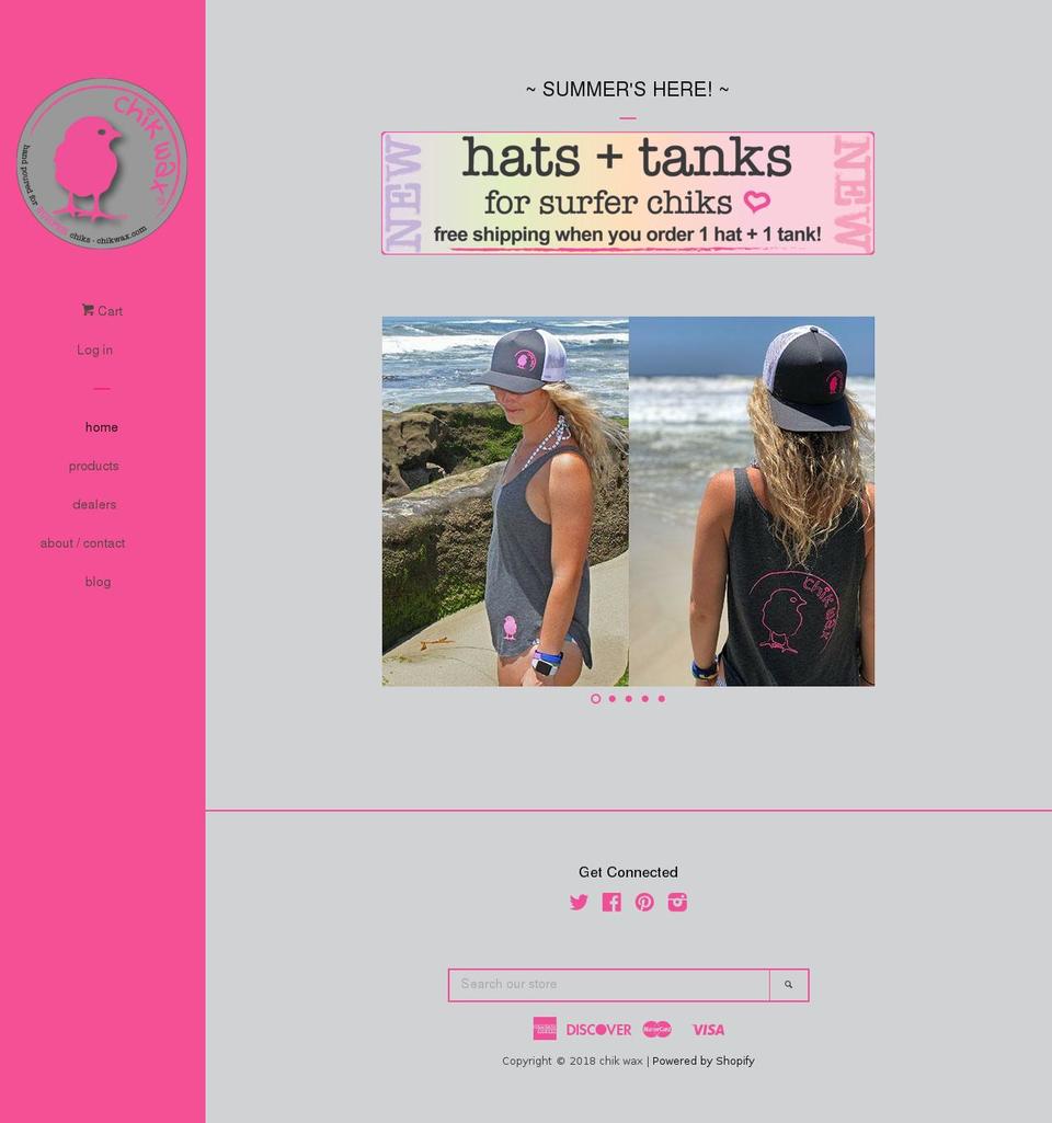 chikwax.com — Shopify storefront screenshot