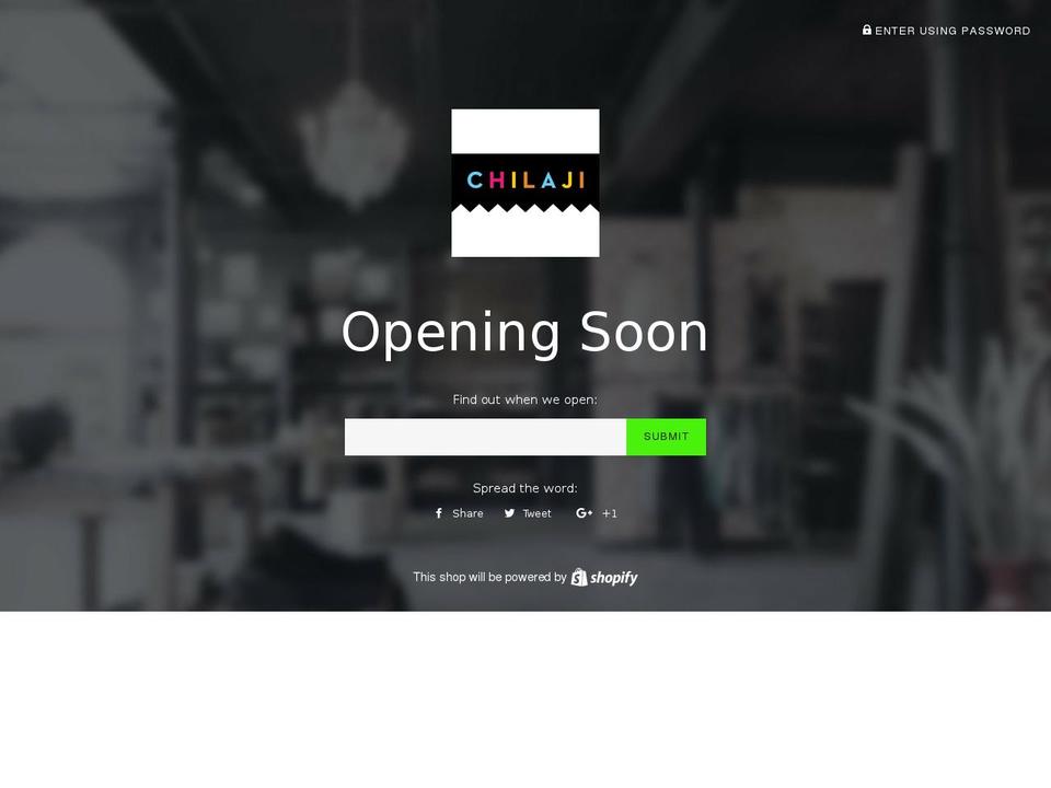 chilaji.com shopify website screenshot