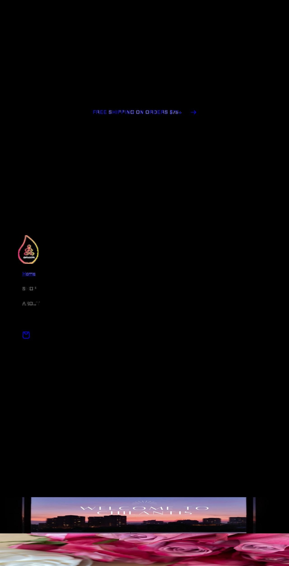 chilantisessentials.com shopify website screenshot