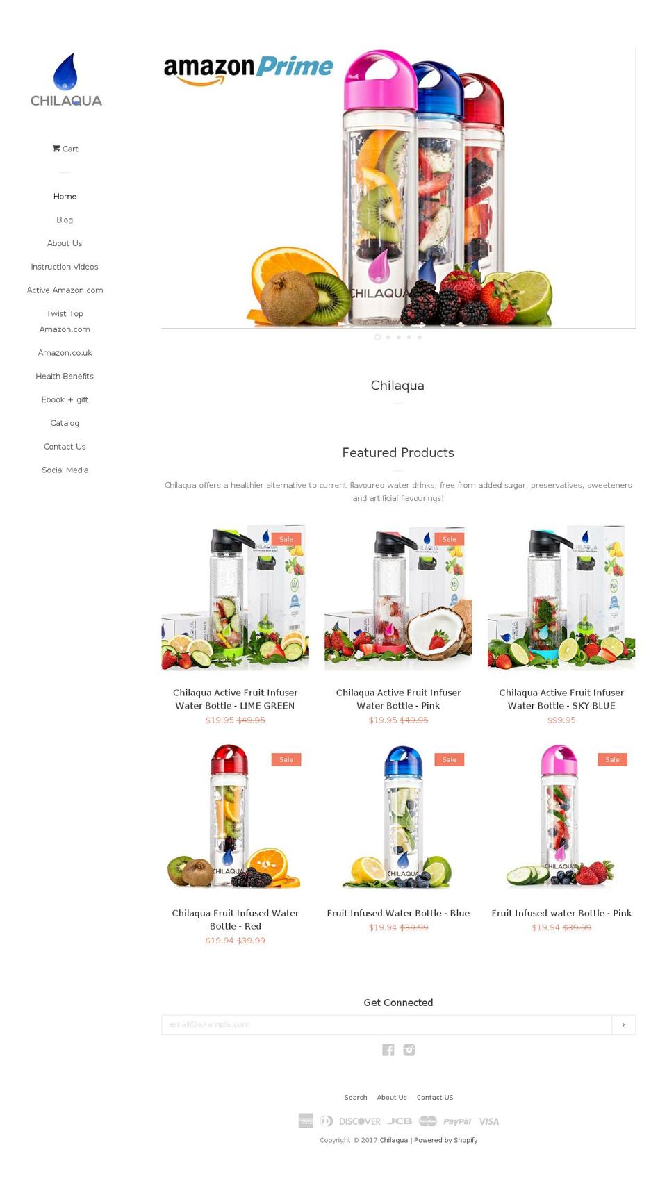 chilaqua.com shopify website screenshot