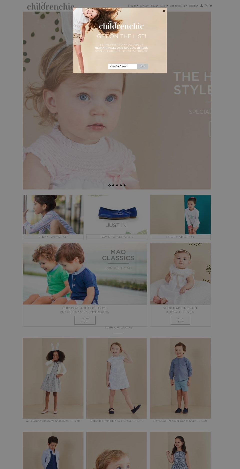 childrenchic-2.myshopify.com shopify website screenshot