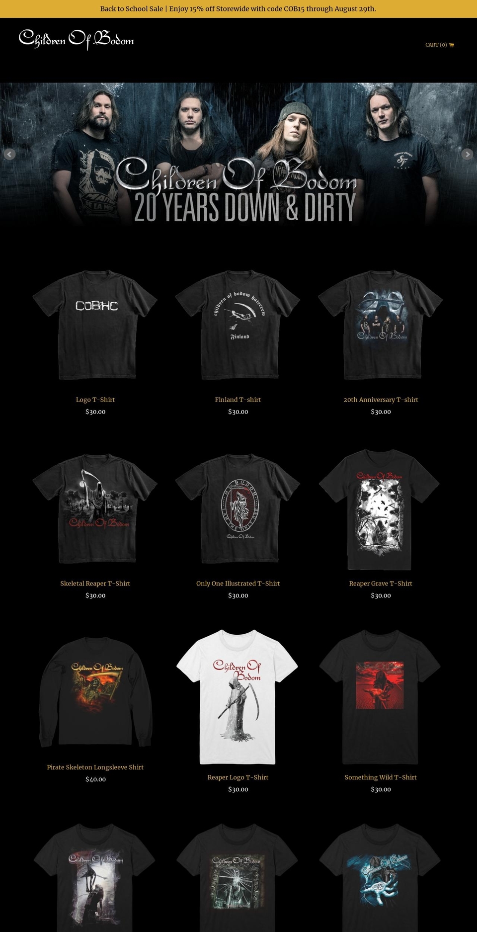 120816 Shopify theme site example childrenofbodomstore.com