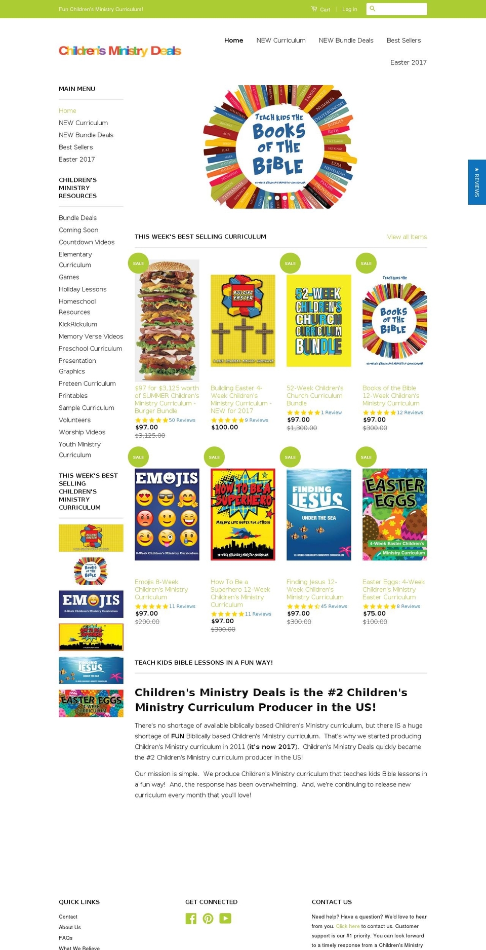 childrens-ministry-deals.com shopify website screenshot