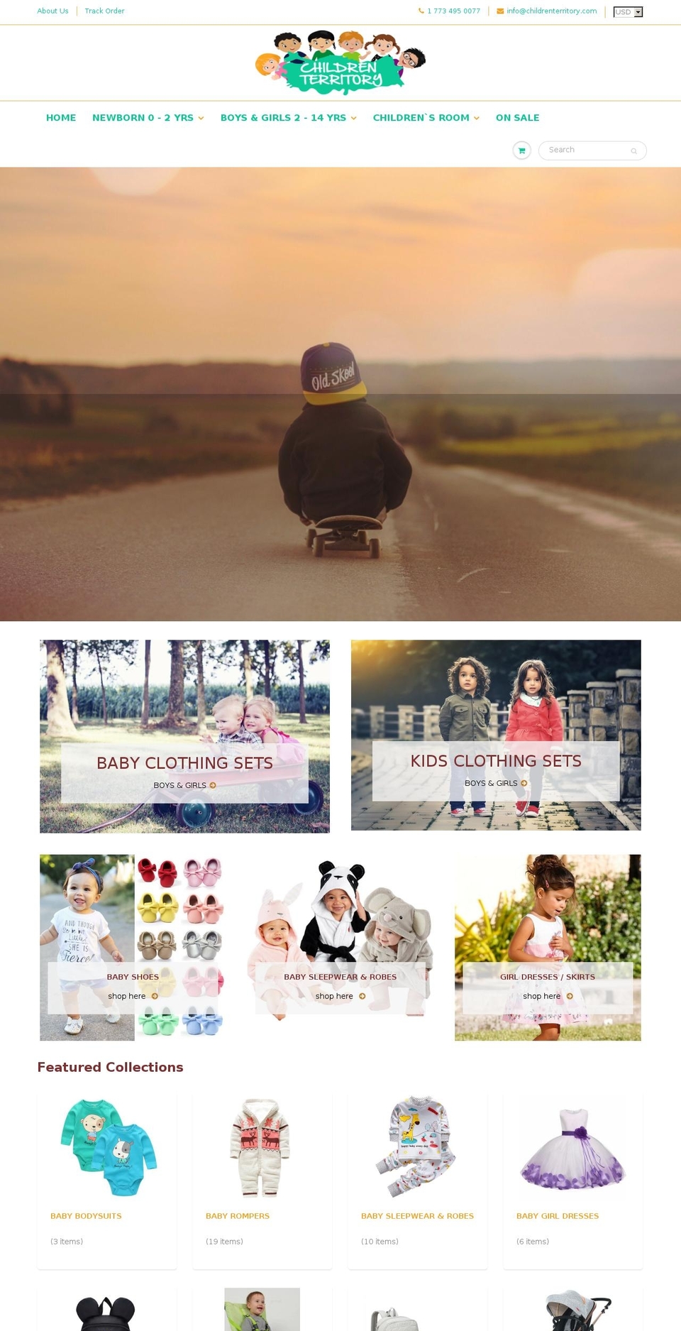 childrenterritory.com shopify website screenshot
