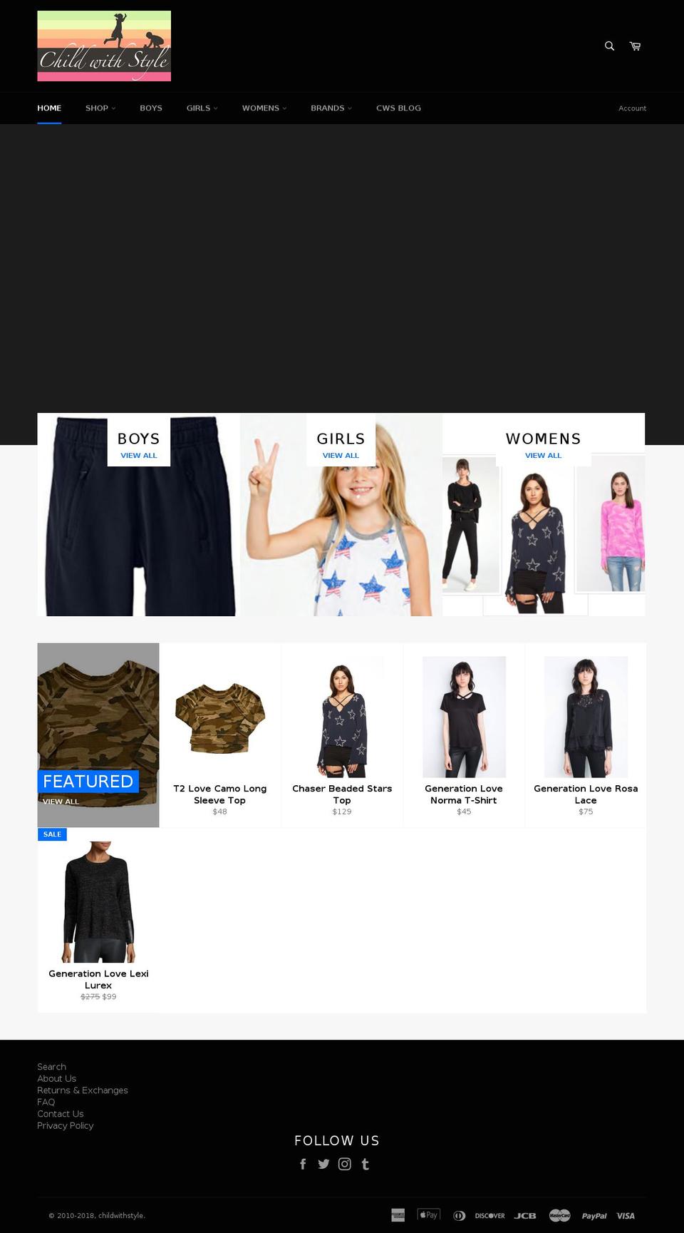 childwithstyle.com — Shopify storefront screenshot