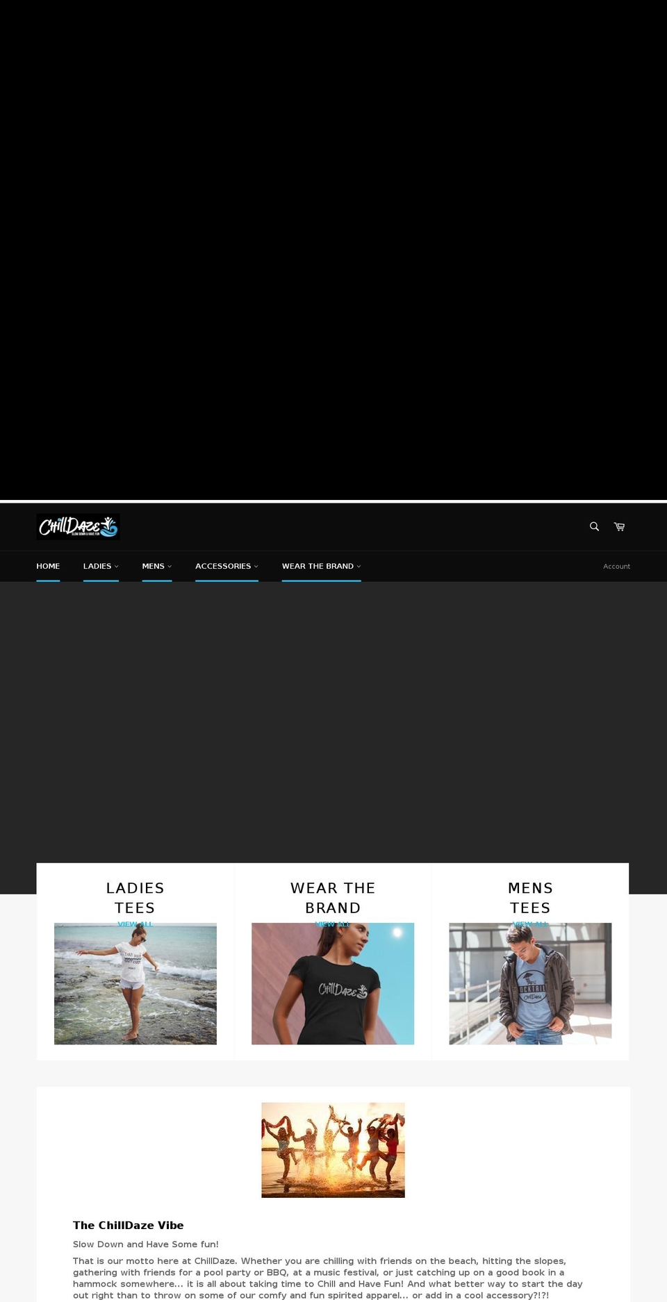 chilldaze.com shopify website screenshot