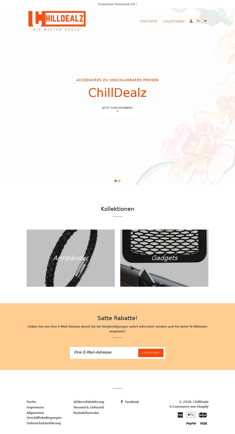 chilldealz.com — Shopify storefront screenshot