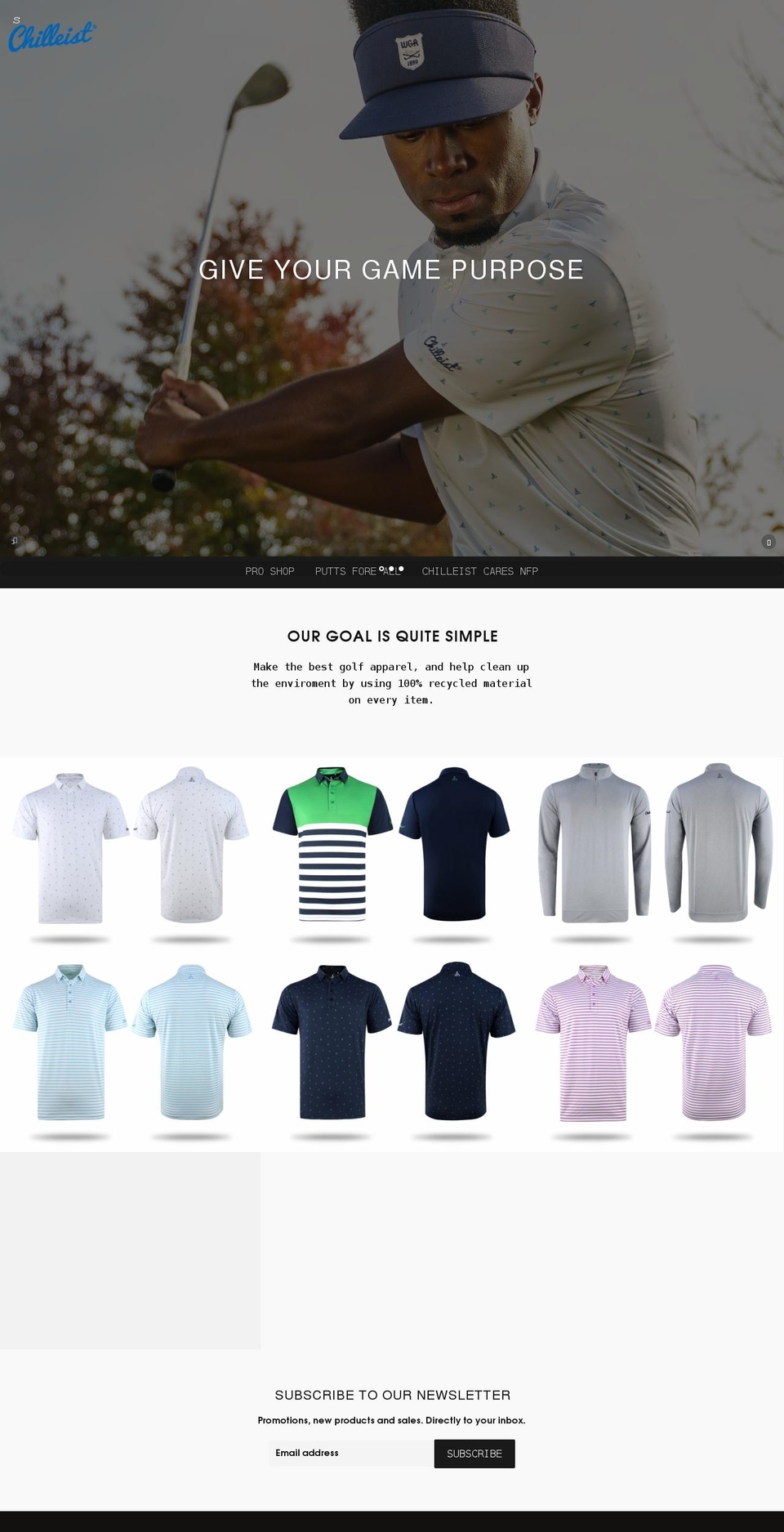 chilleist.com shopify website screenshot