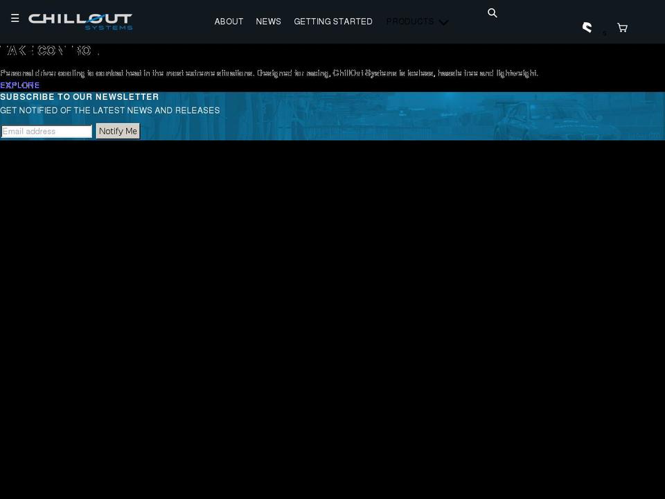 chilloutmotorsports.com shopify website screenshot