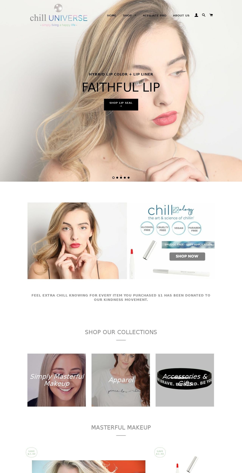 chillsalonspa.com — Shopify storefront screenshot