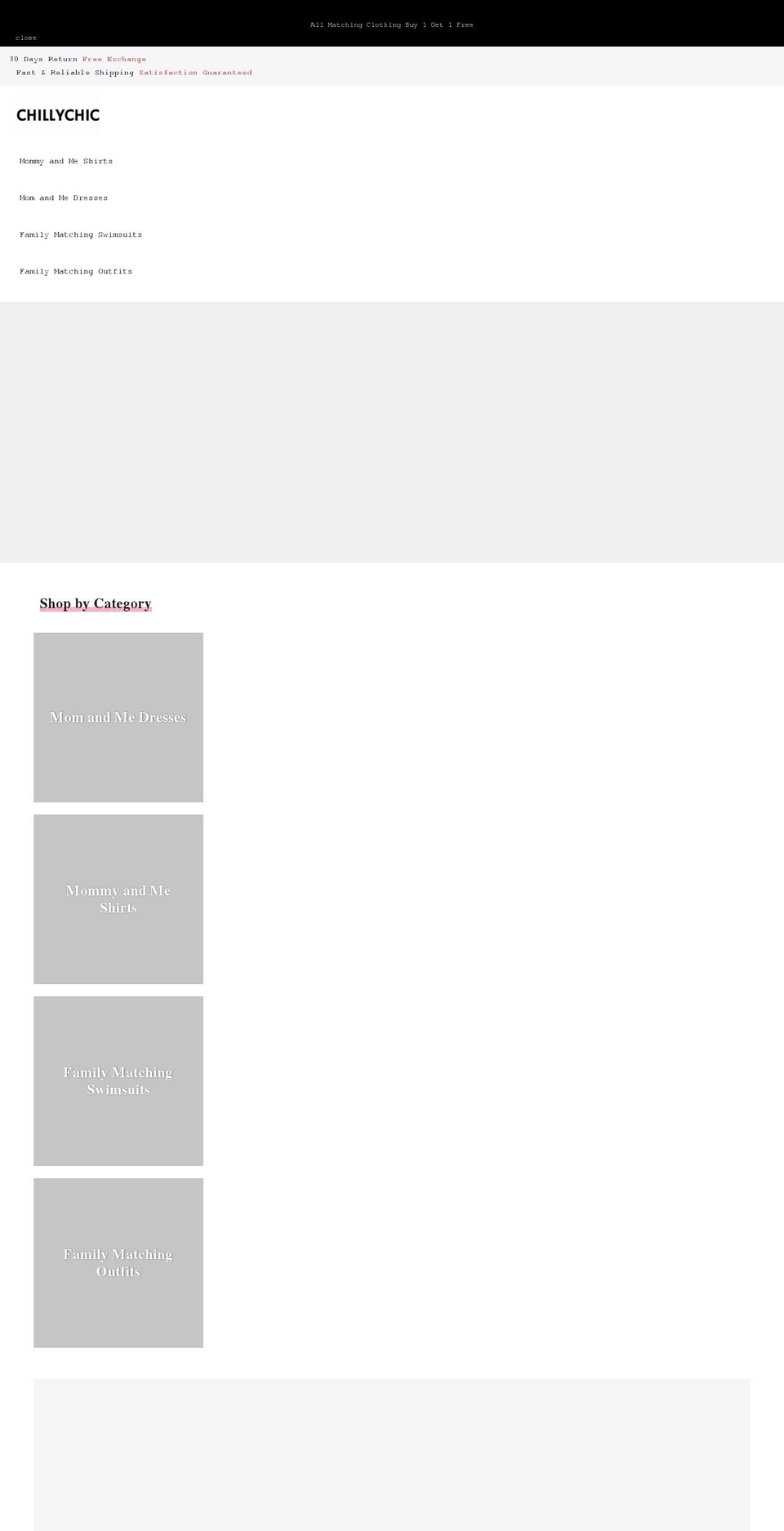 chillychic.com shopify website screenshot