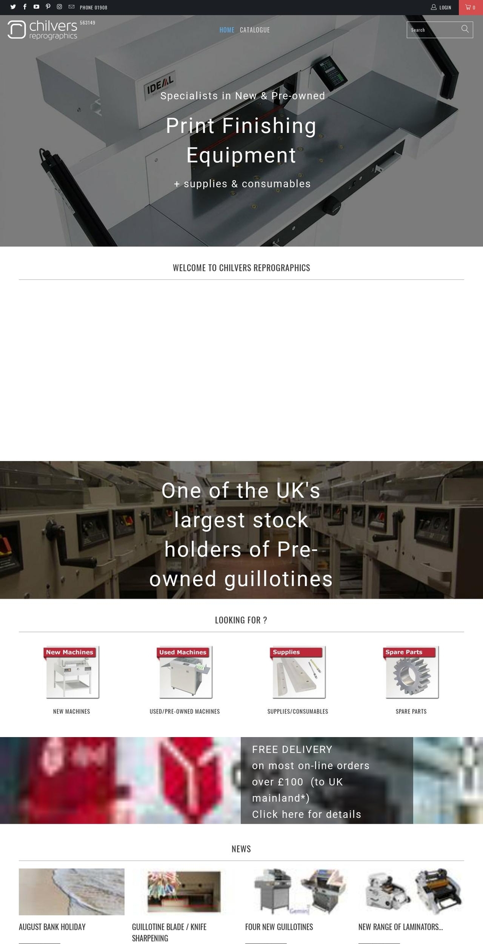 chilvers.co.uk shopify website screenshot