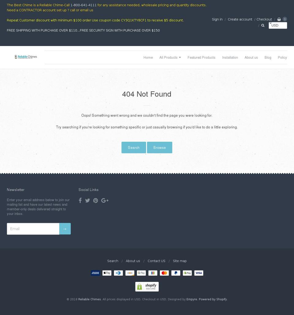 chimecity.com — Shopify storefront screenshot