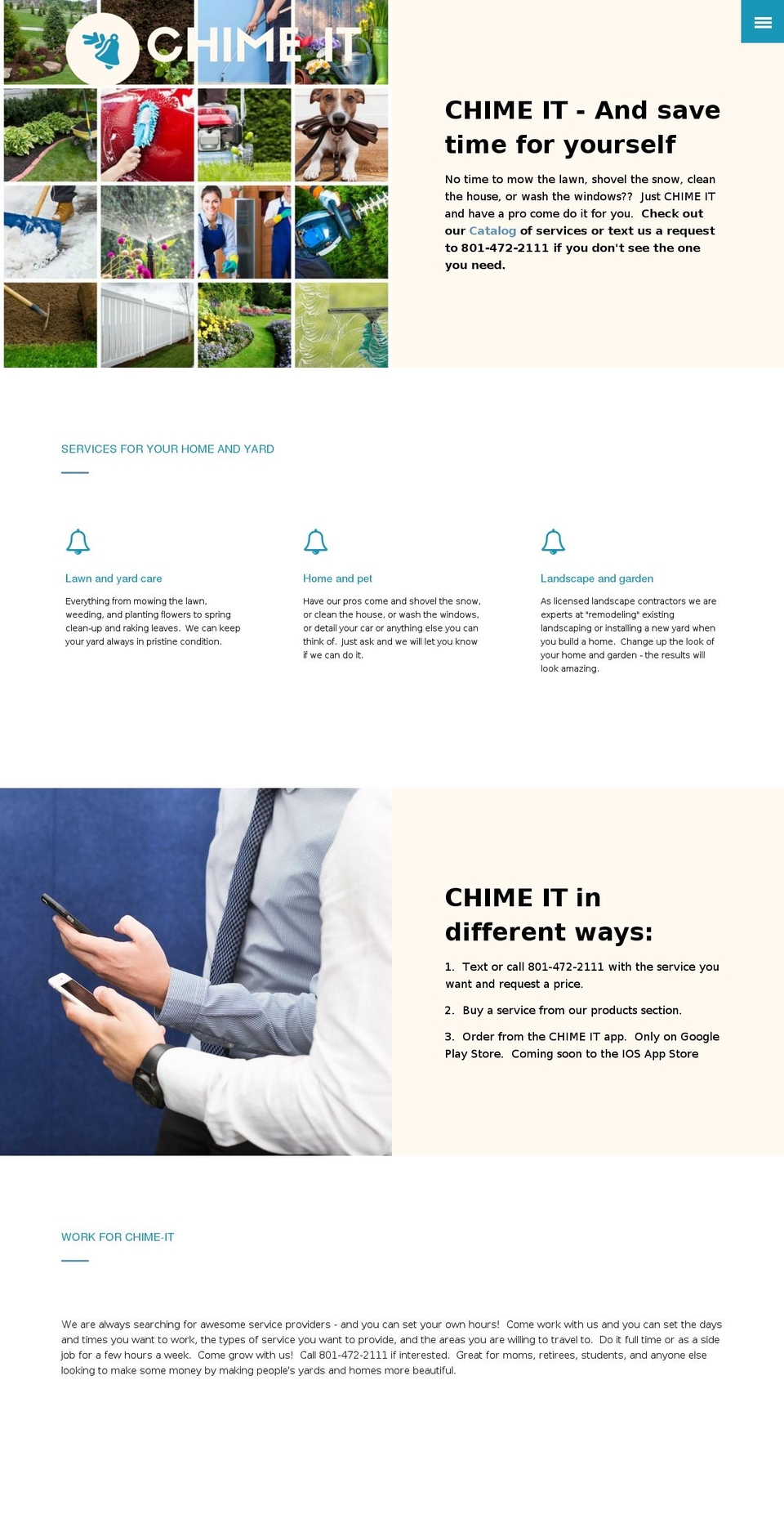 chimeit.com — Shopify storefront screenshot