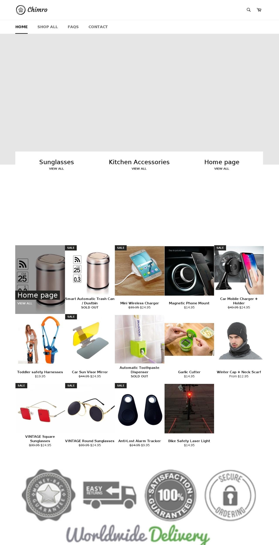 chimro.com shopify website screenshot