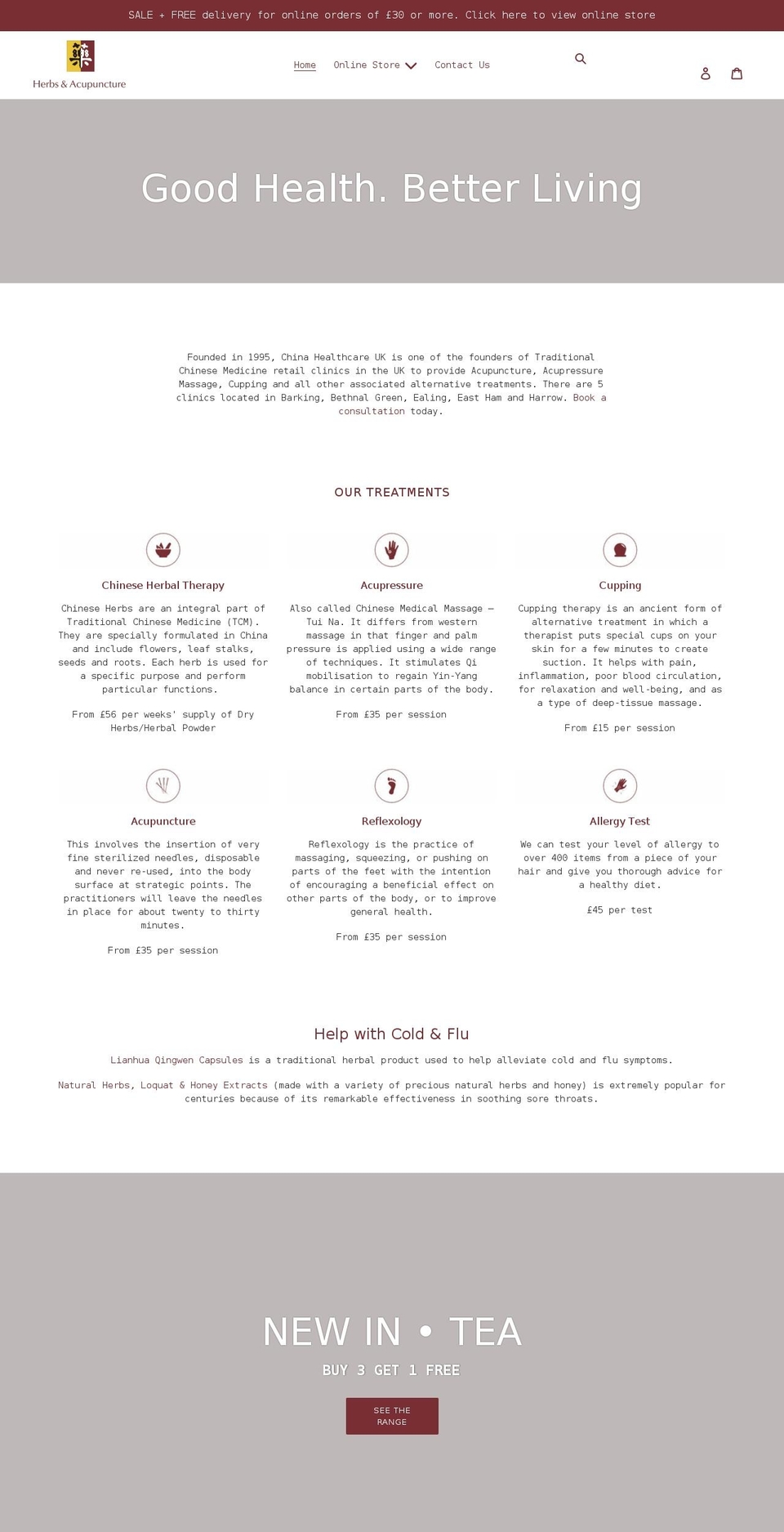 chinahealthcaregroup.com shopify website screenshot