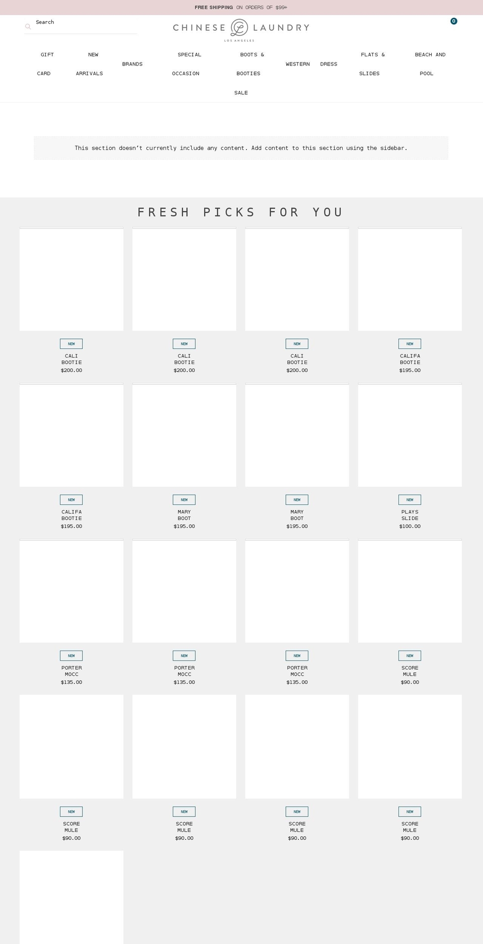chineselaundry.ca shopify website screenshot