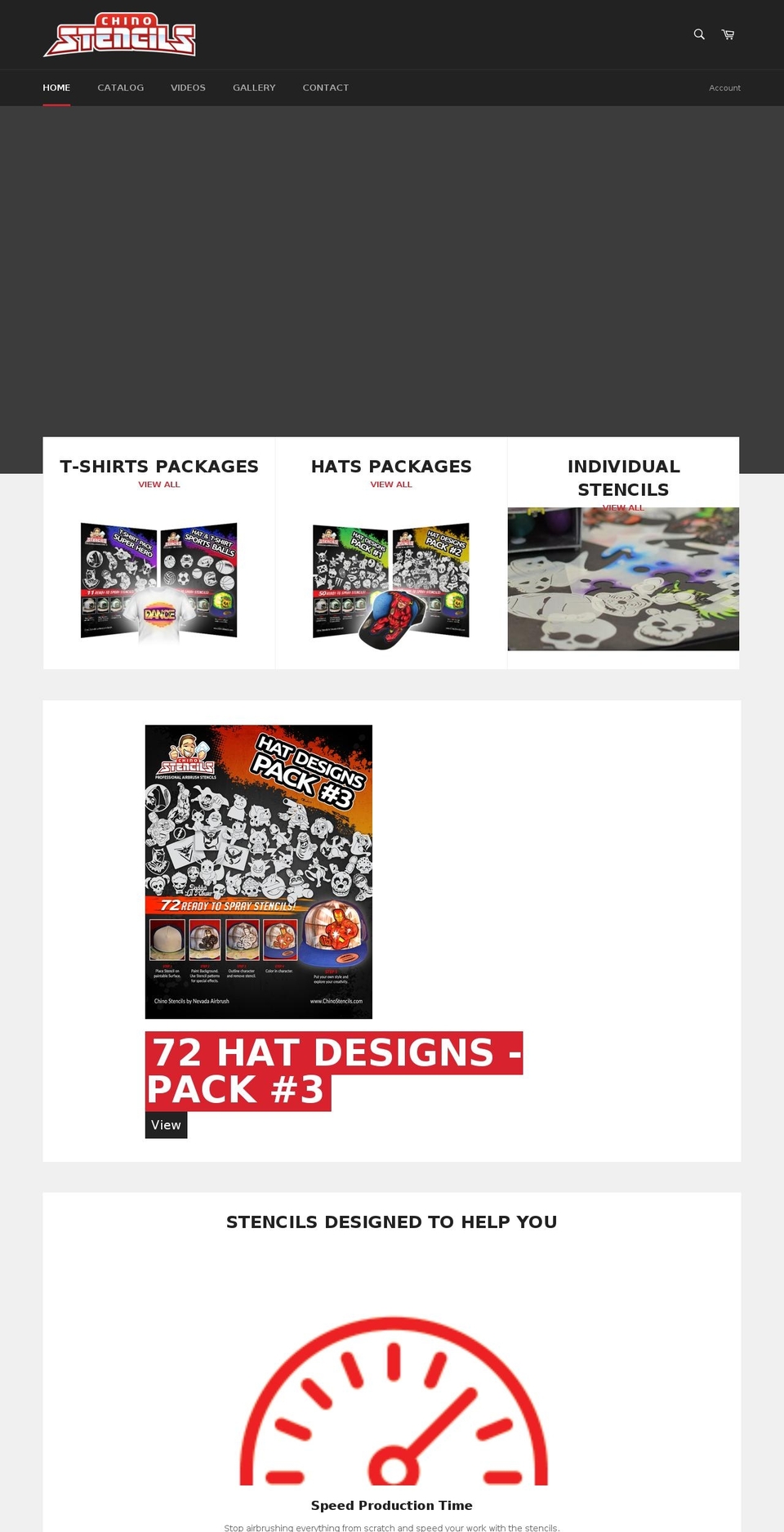 chinostencils.com shopify website screenshot