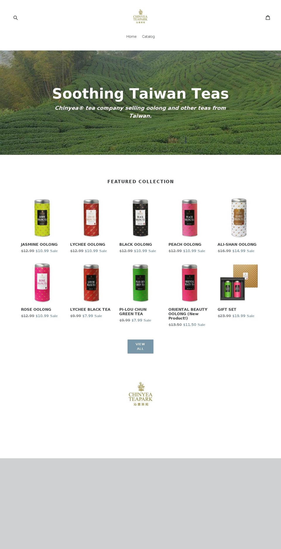 chinyea.com — Shopify storefront screenshot