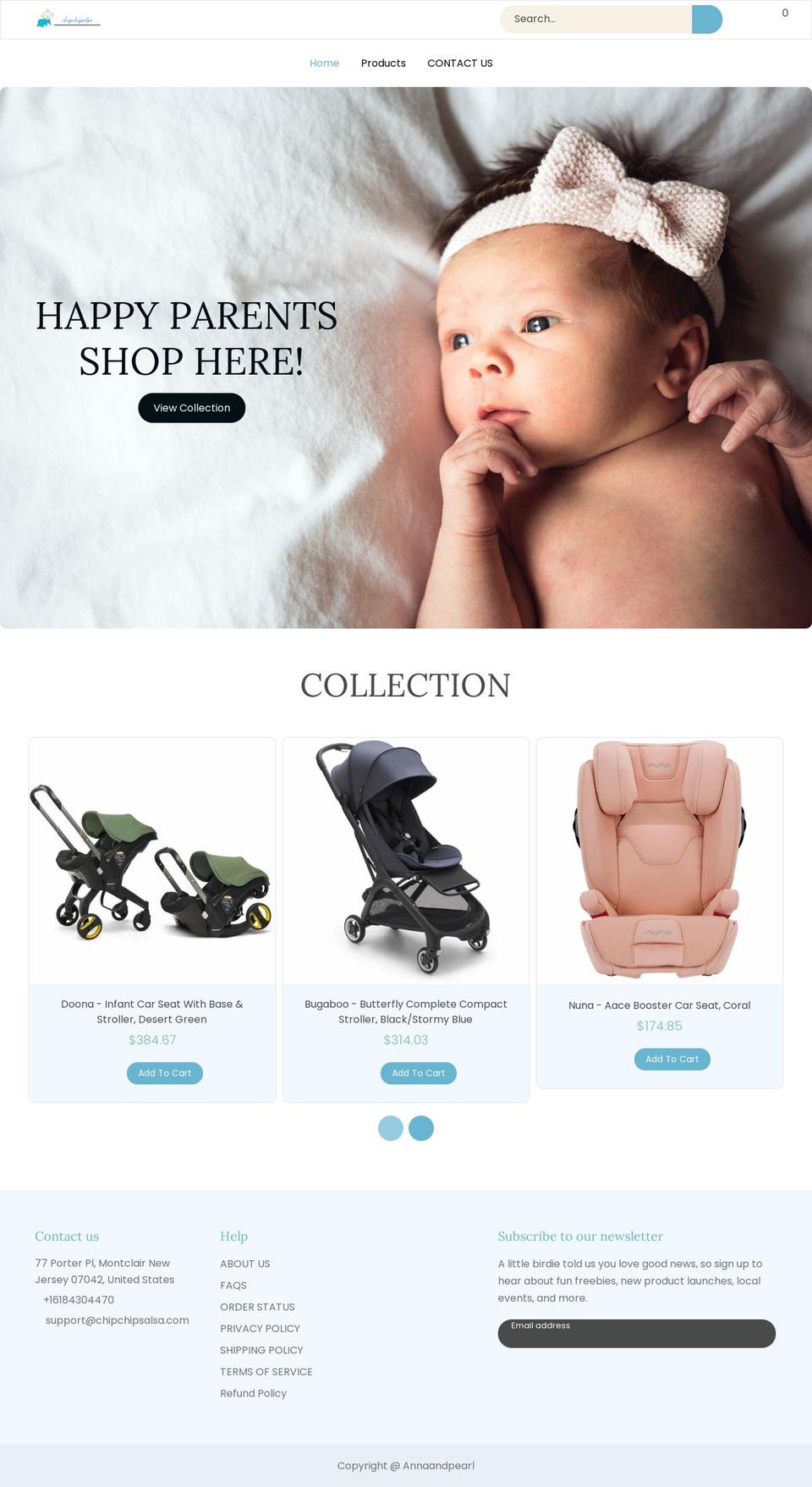 chipchipsalsa.com shopify website screenshot