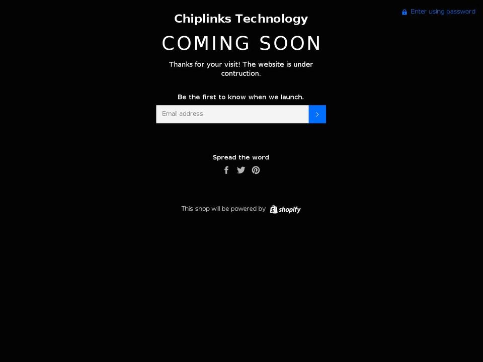 chiplinkstech.com shopify website screenshot