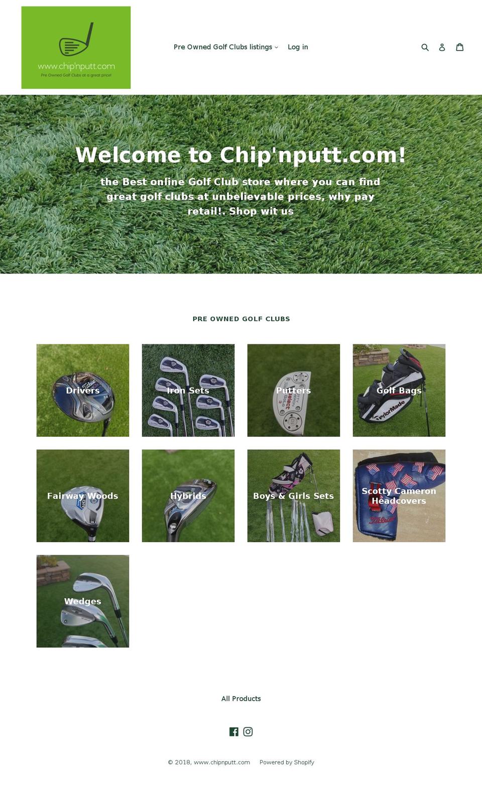 chipnputt.com shopify website screenshot