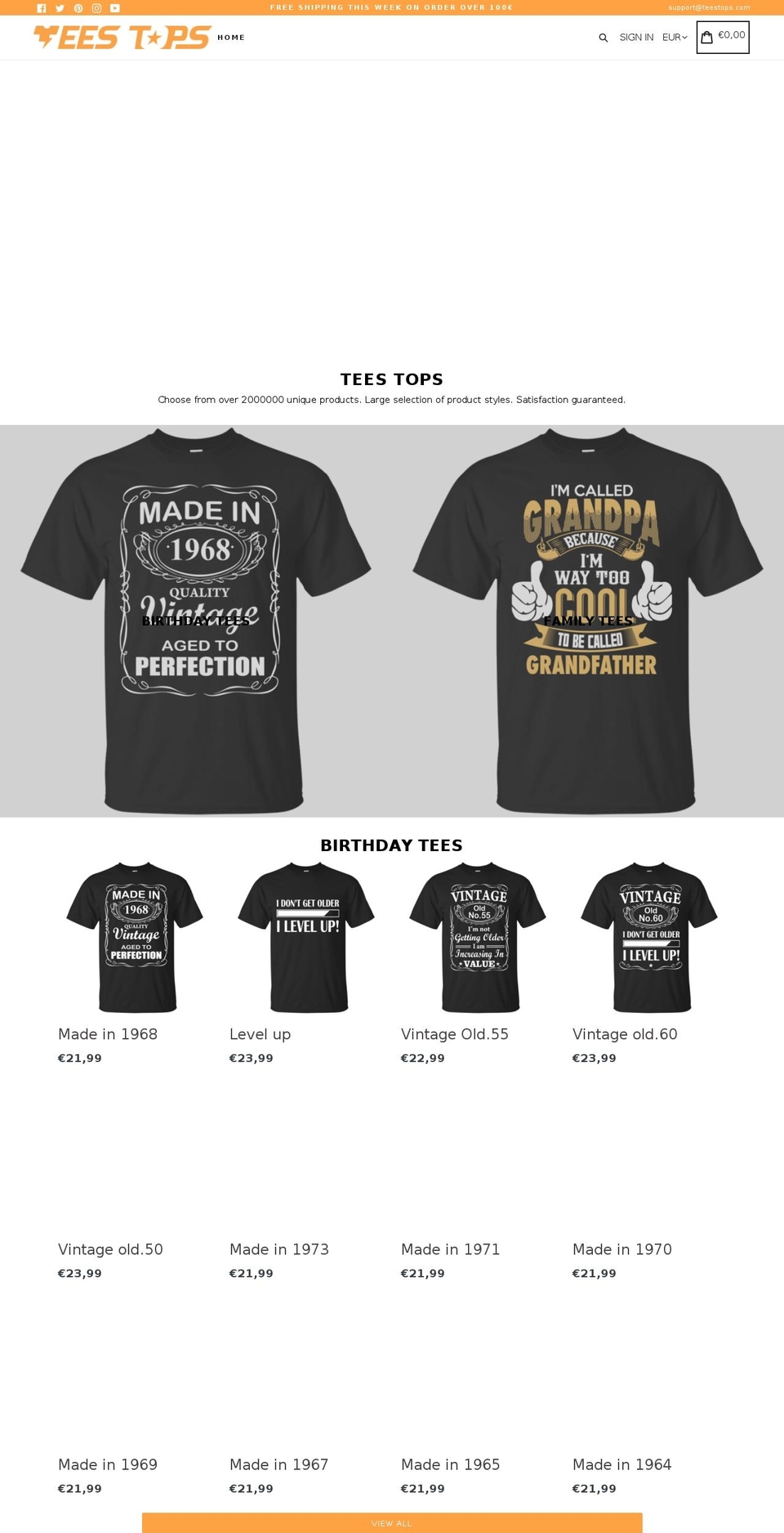 tees-tops Shopify theme site example chipteehoodie.com
