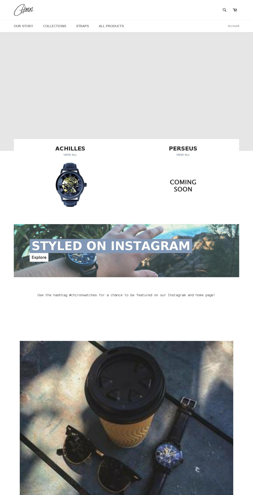 chironwatches.com — Shopify storefront screenshot