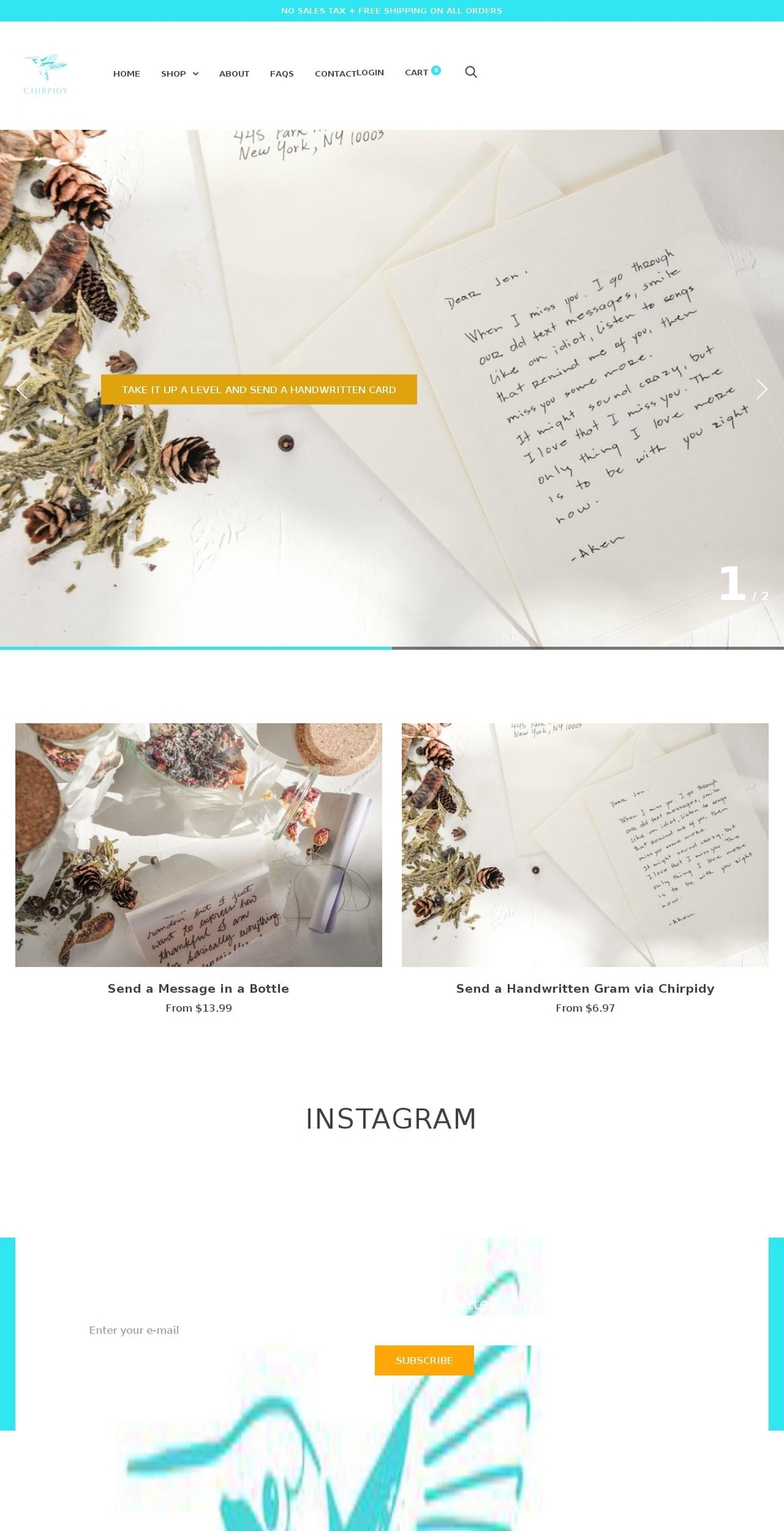 chirpidy.com — Shopify storefront screenshot