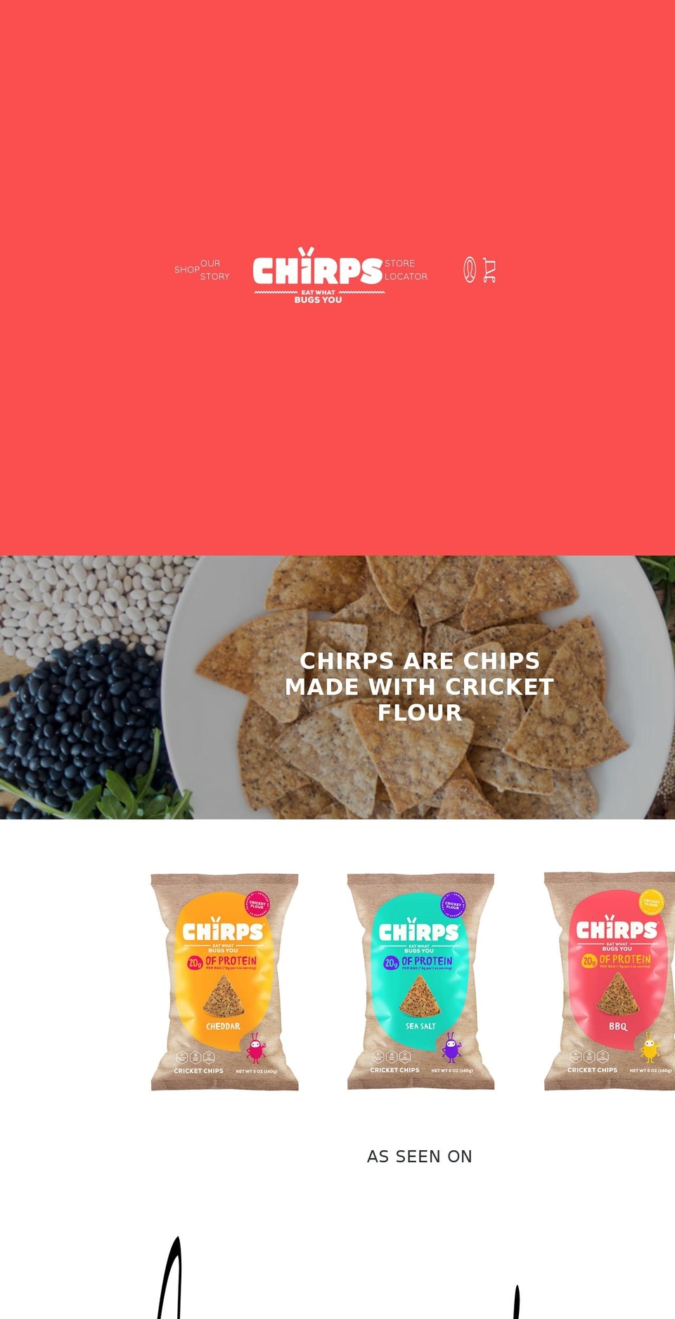 Atlantic Shopify theme site example chirpschips.com