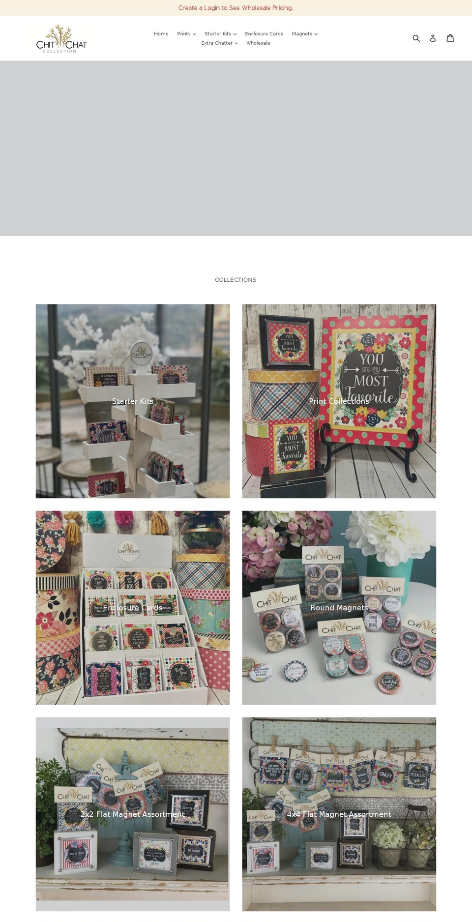chitchatcollection.com — Shopify storefront screenshot