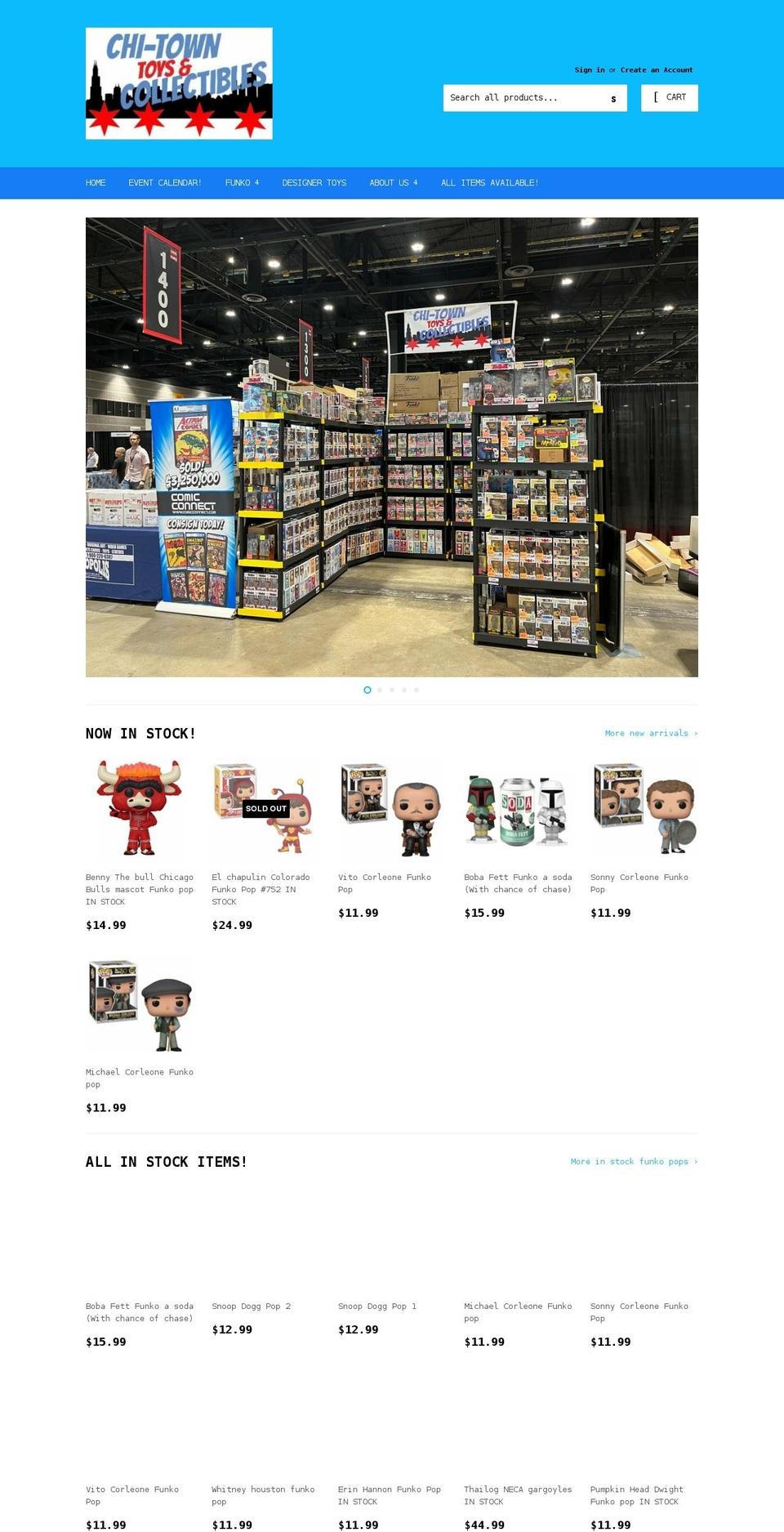 chitowntoysc.com shopify website screenshot