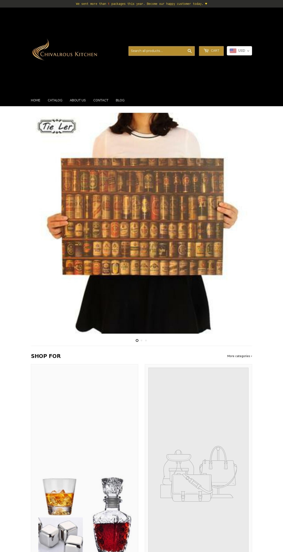 chivalrouskitchen.com — Shopify storefront screenshot