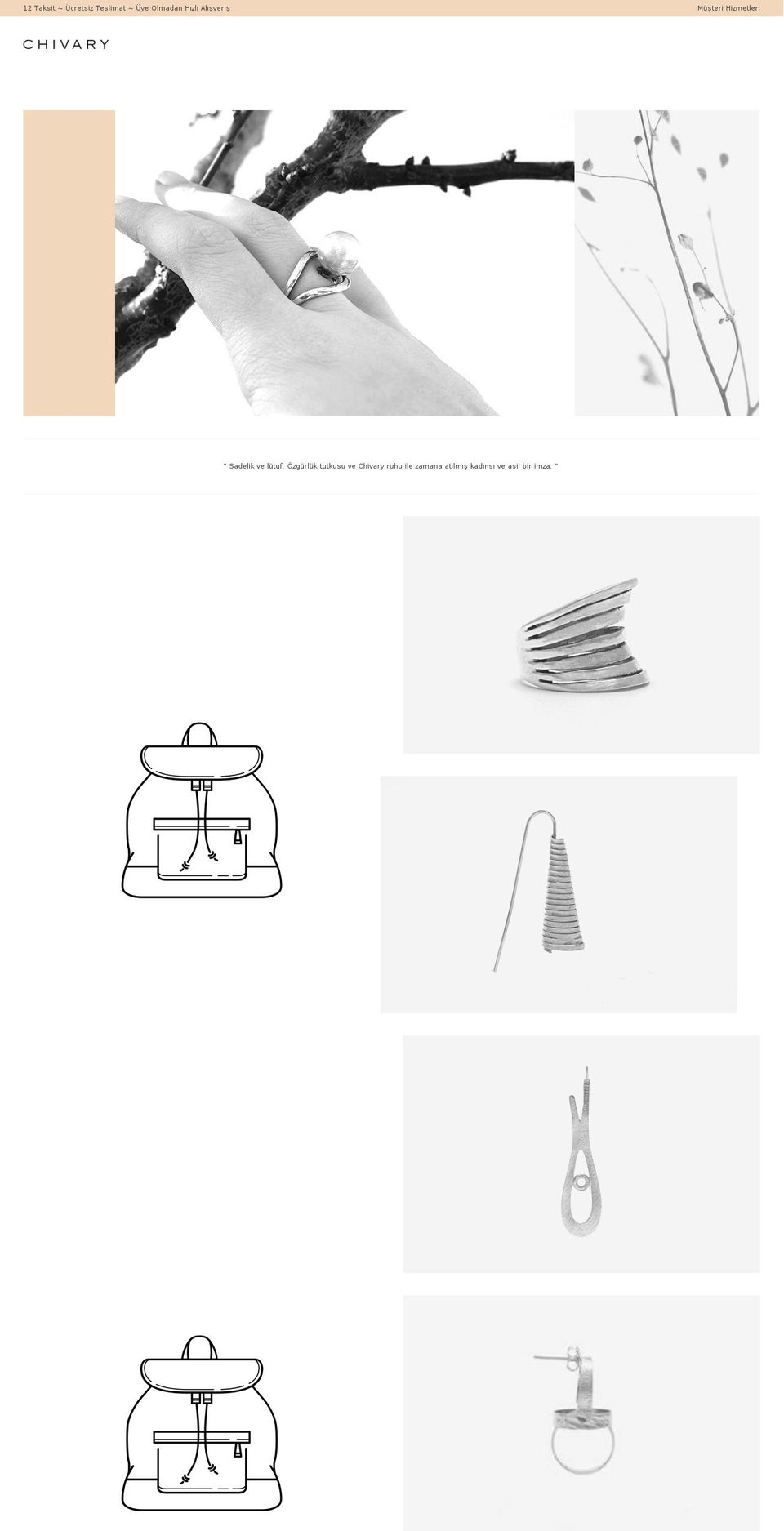 chivary.com — Shopify storefront screenshot