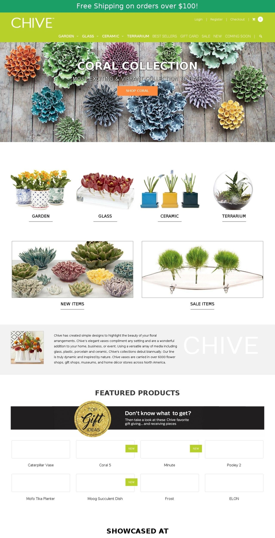 Latest version Shopify theme site example chive.ca