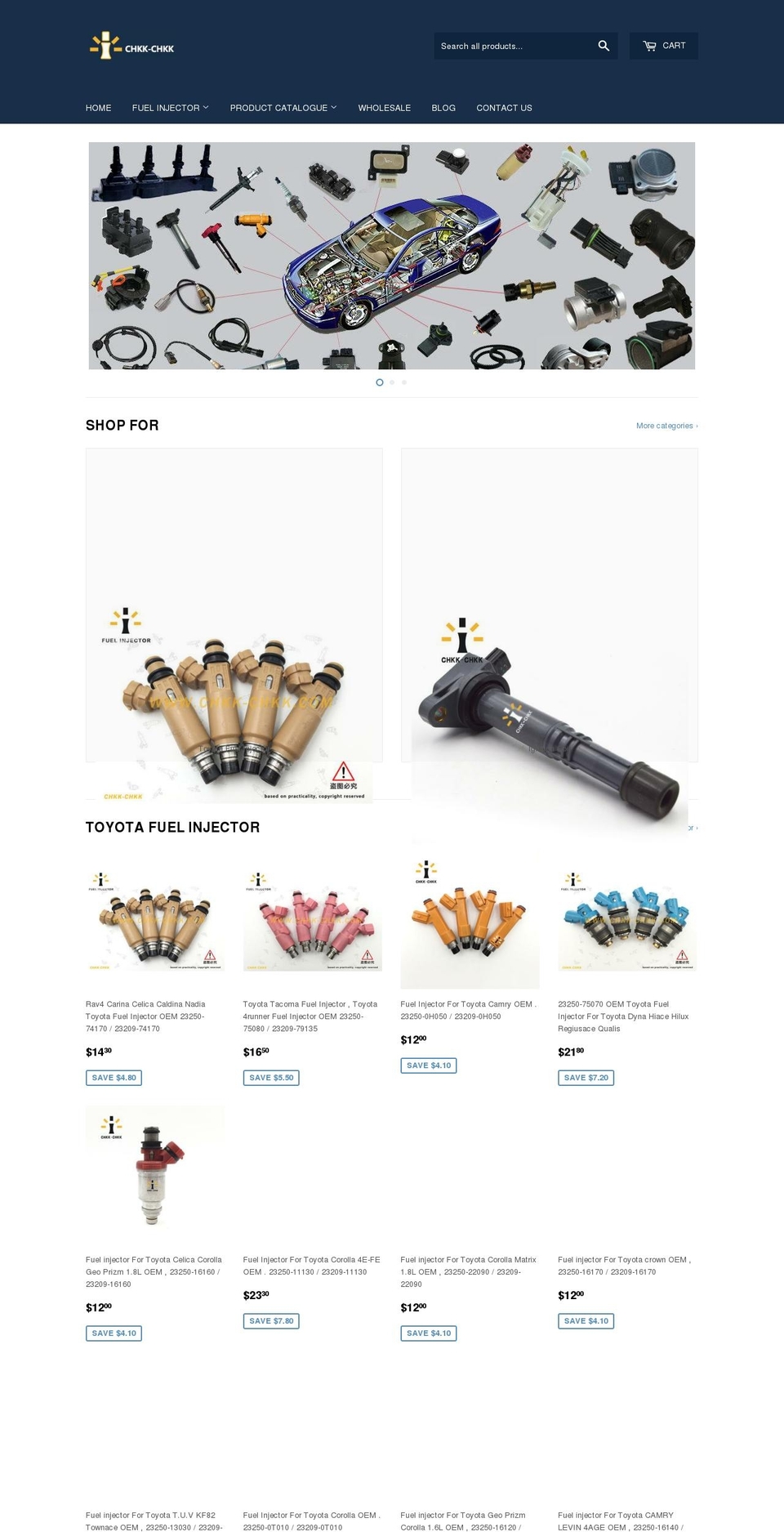 chkk.net shopify website screenshot