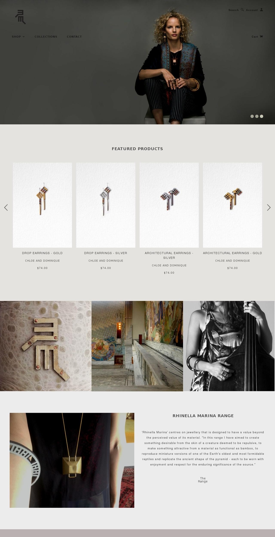 chloeanddominique.com — Shopify storefront screenshot