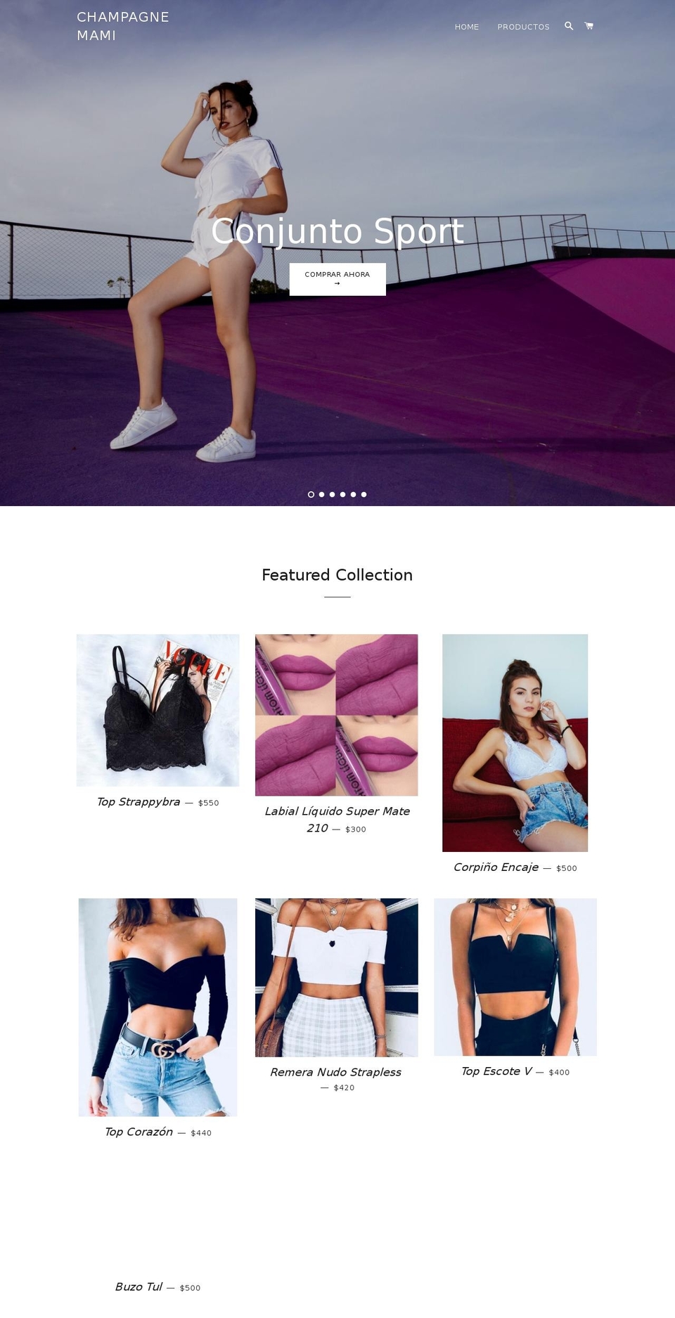 chmami.store shopify website screenshot