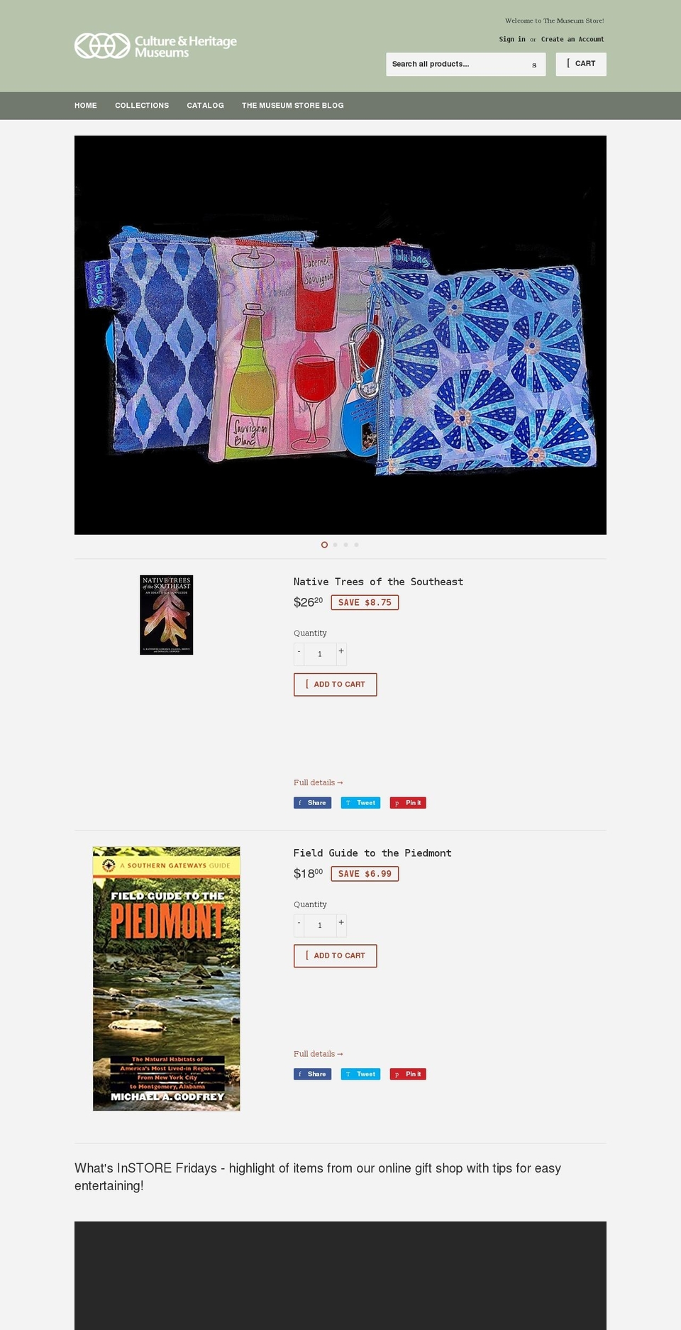 chmuseums.myshopify.com shopify website screenshot