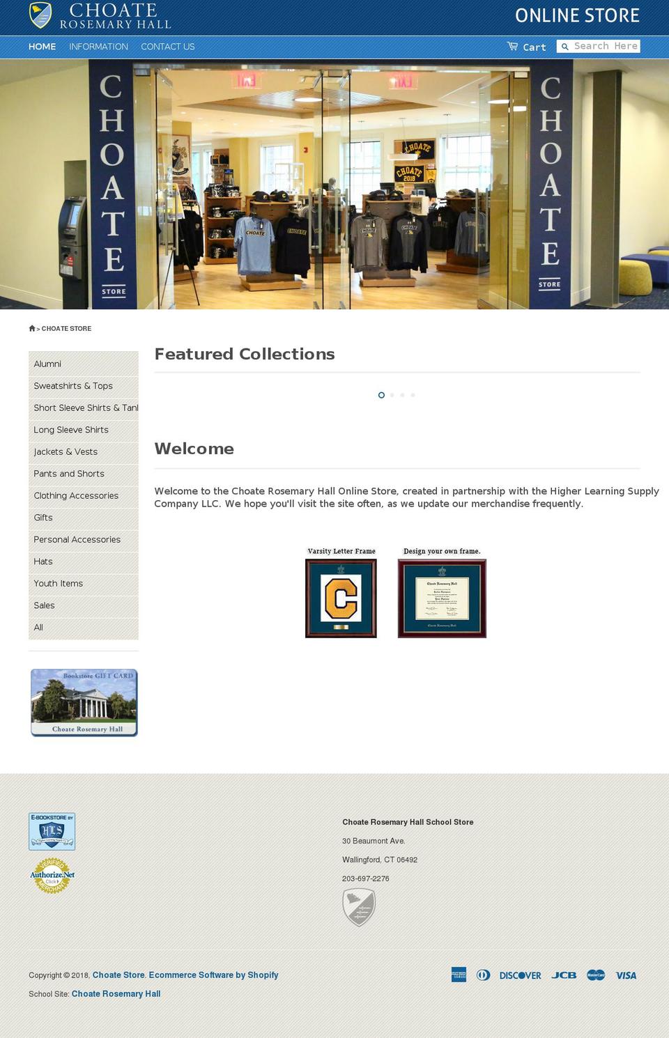 choatestore.com — Shopify storefront screenshot