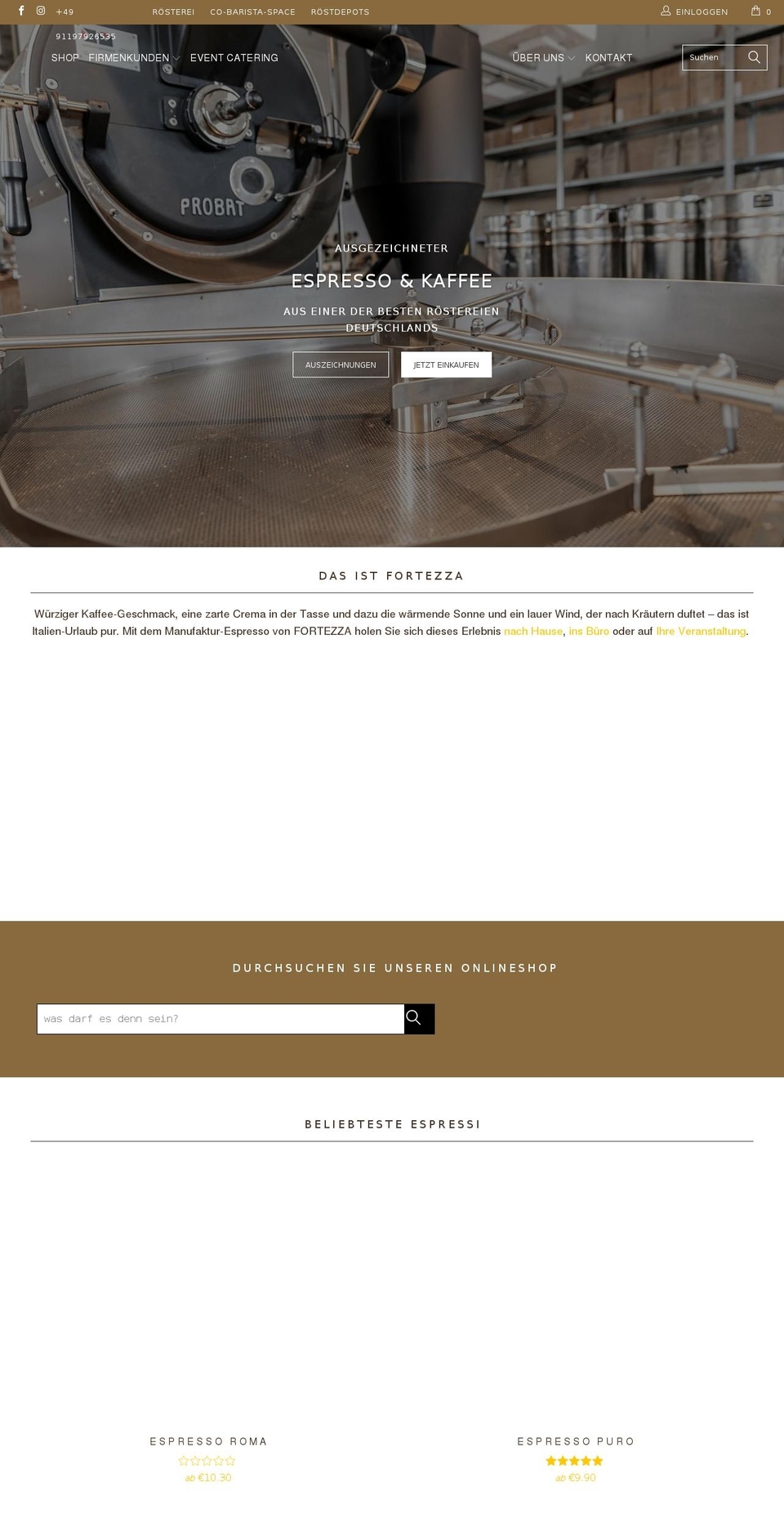 chocbeans.de shopify website screenshot