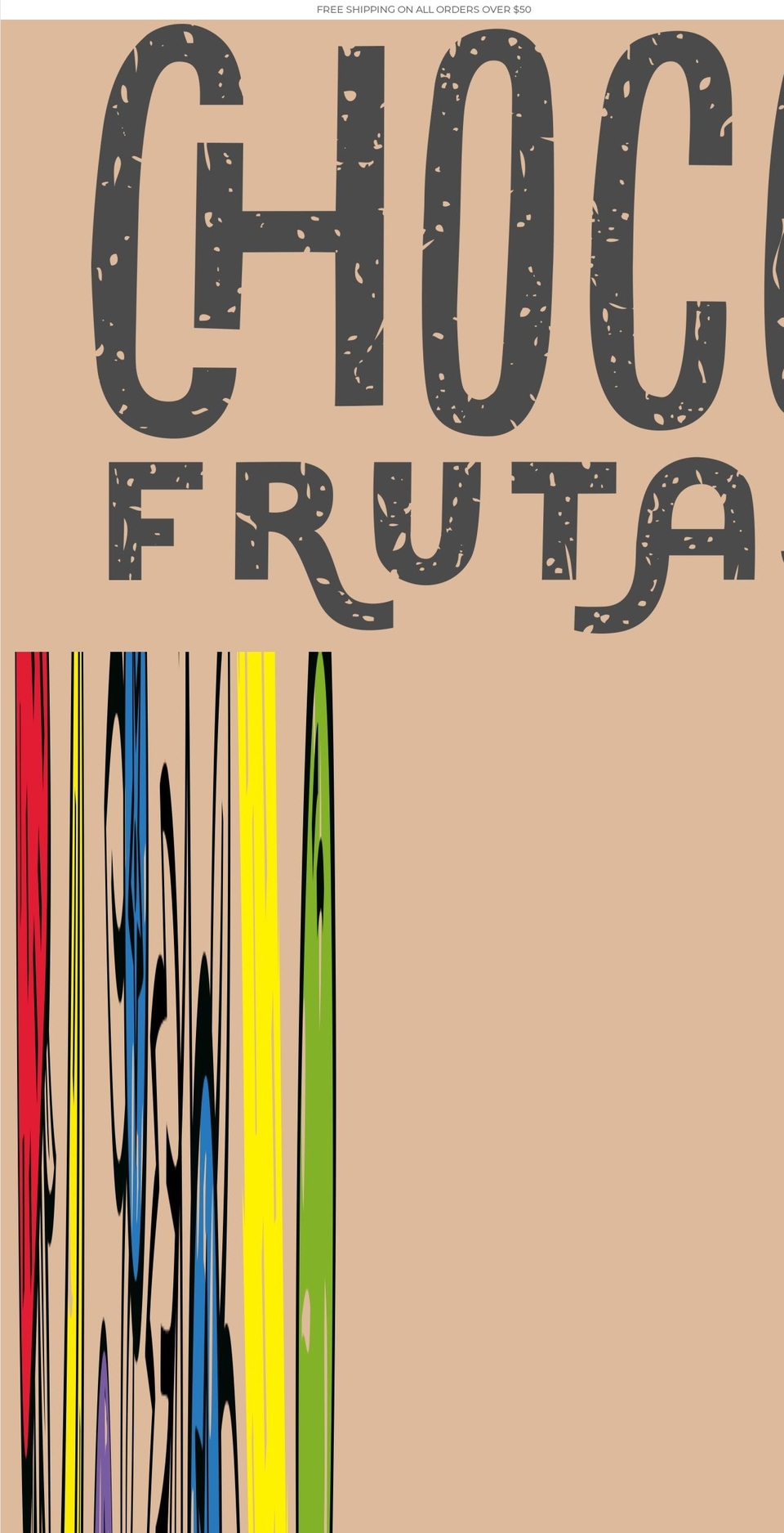 chocofrutas.com — Shopify storefront screenshot