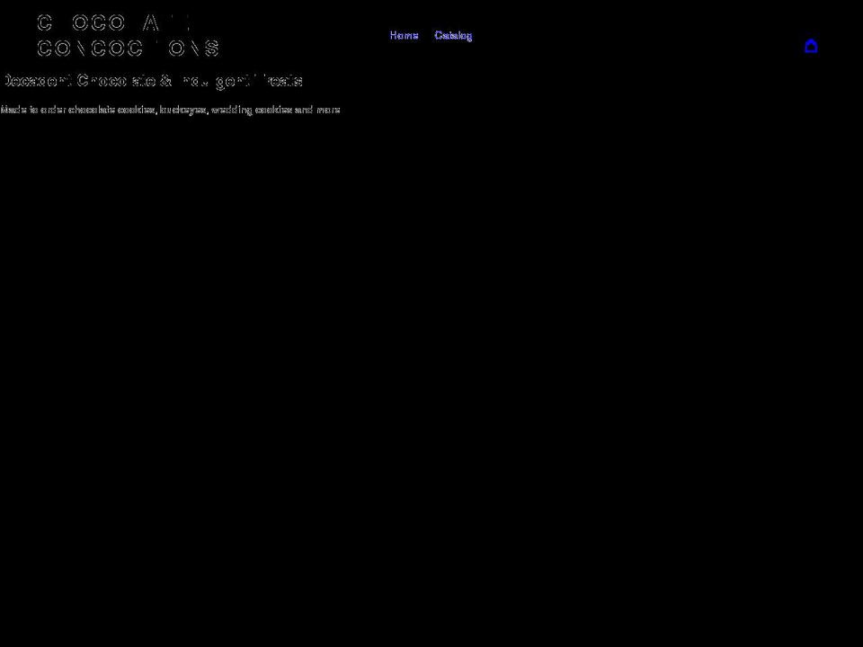 chocolateconcoctions.com shopify website screenshot