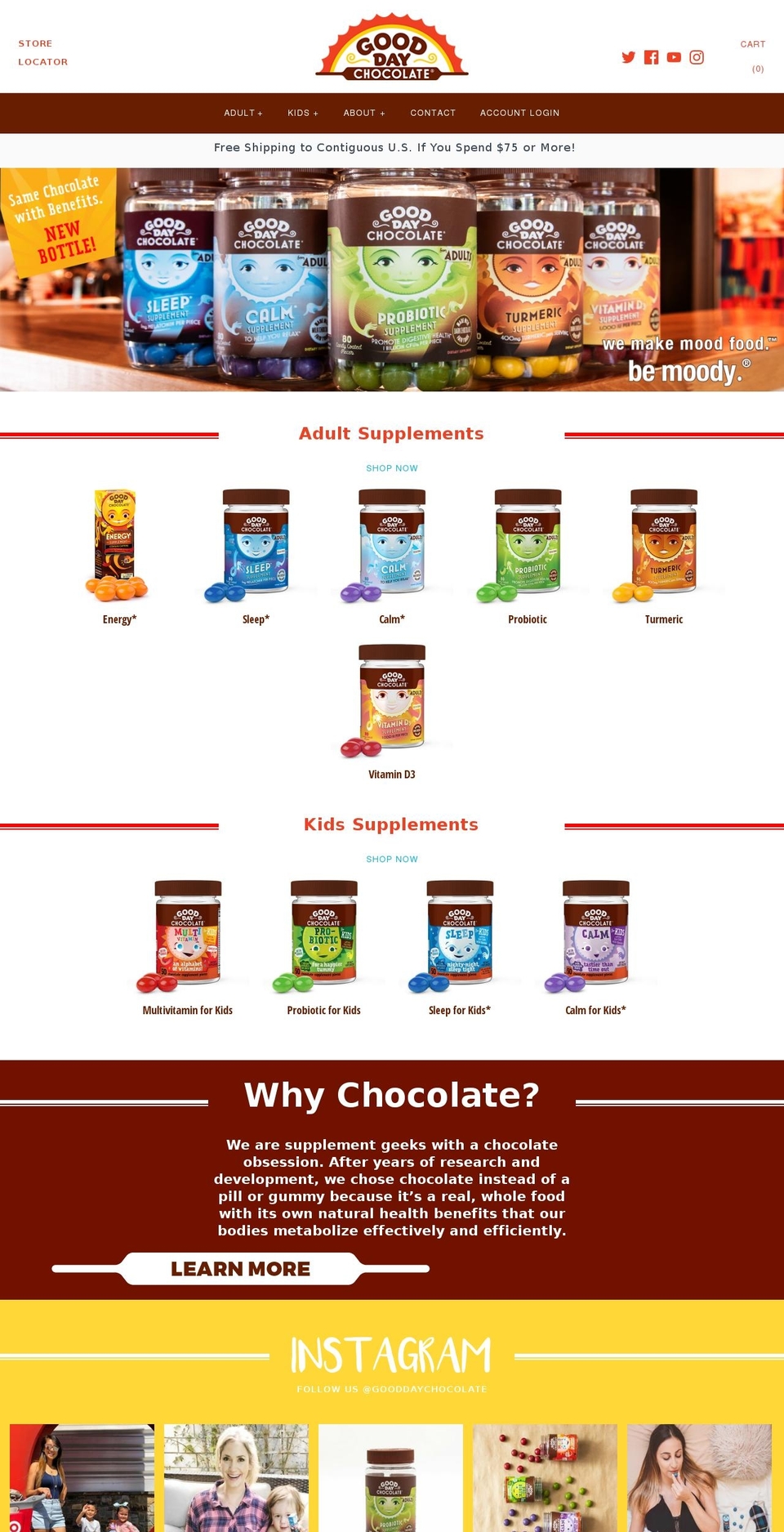 chocolatewithbenefit.com — Shopify storefront screenshot