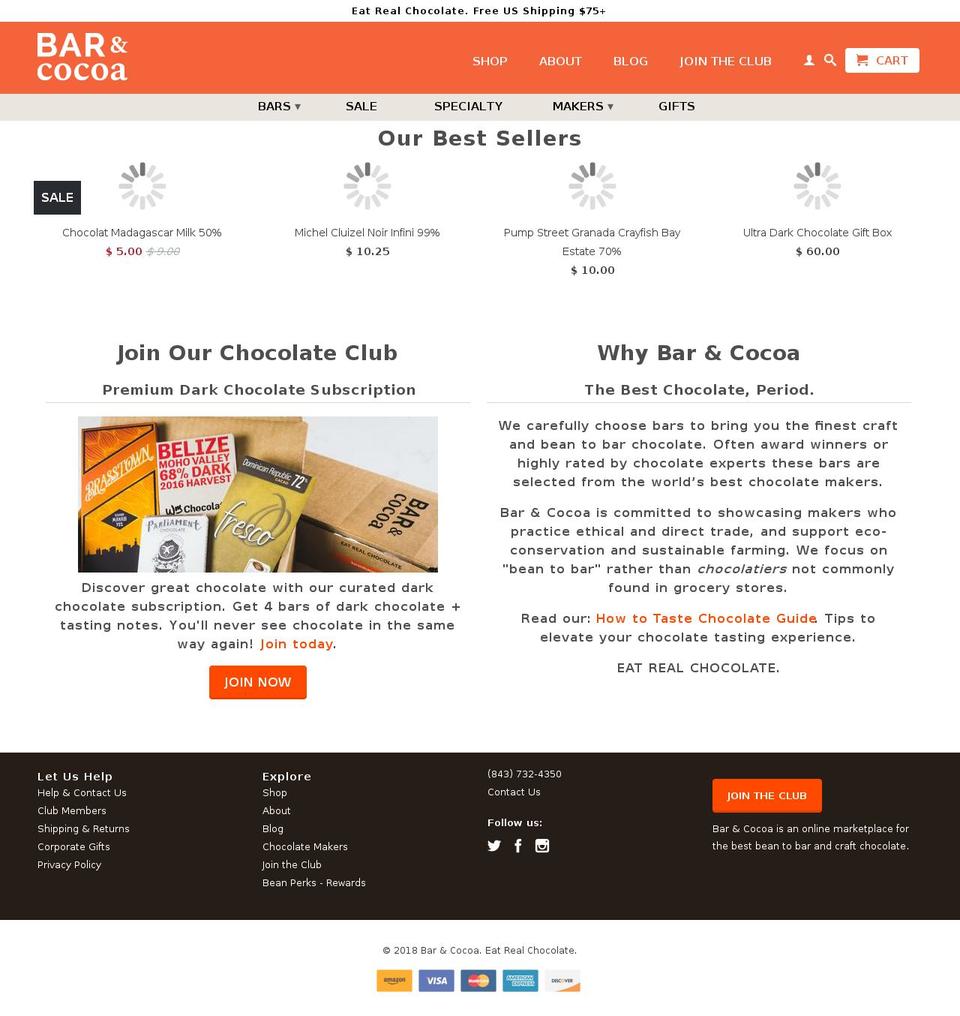 chocorushco.com — Shopify storefront screenshot