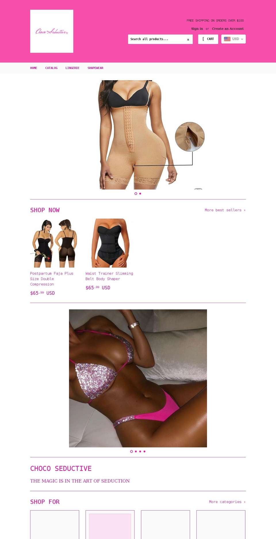 chocoseductive.com shopify website screenshot