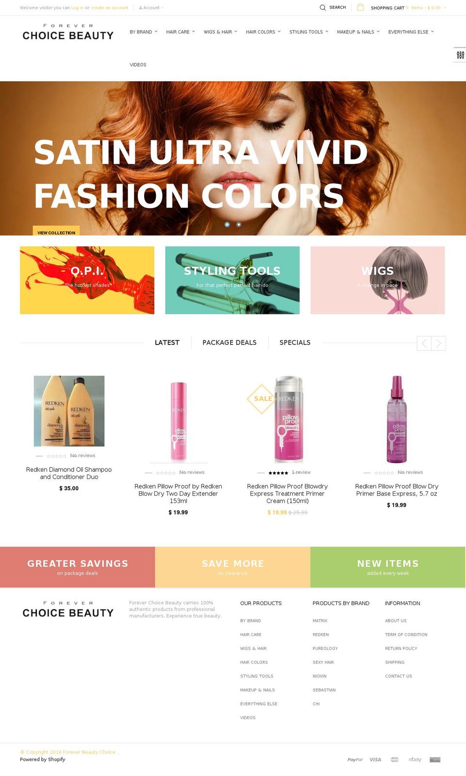choice4beauty.com — Shopify storefront screenshot